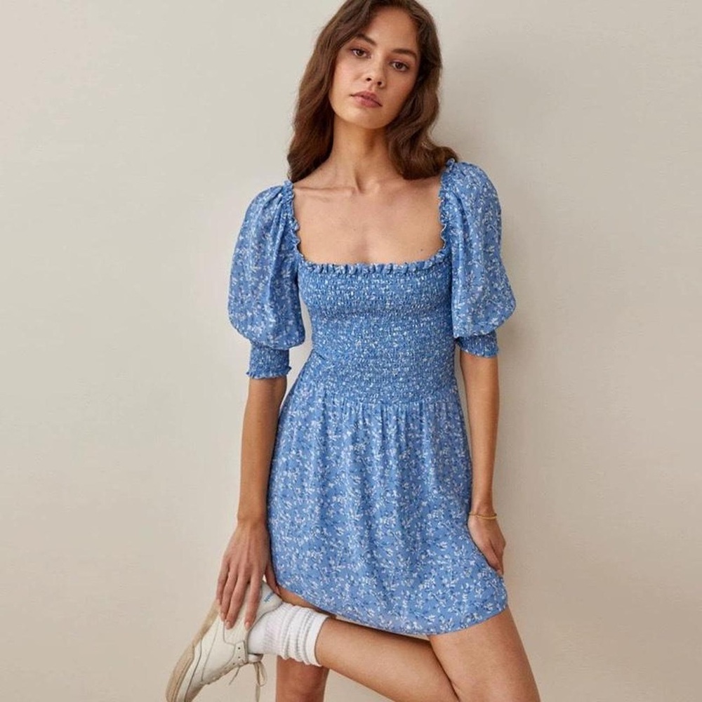 Elle Smocked Minidress - Suzette